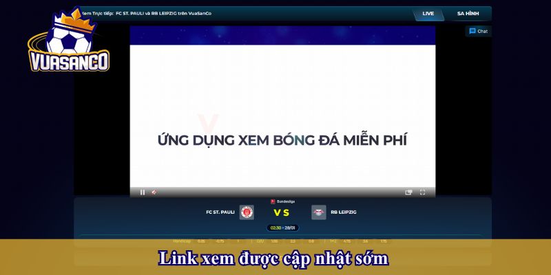 Link xem được cập nhật sớm